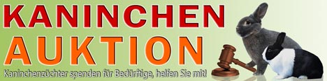 Banner Kaninchenauktion Ulm Bundesrammlerschau